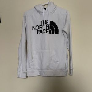 White north face hoodie